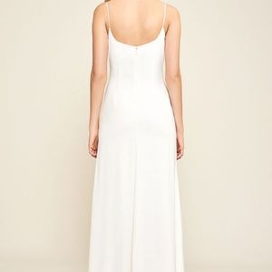 libby crepe slip wedding dress